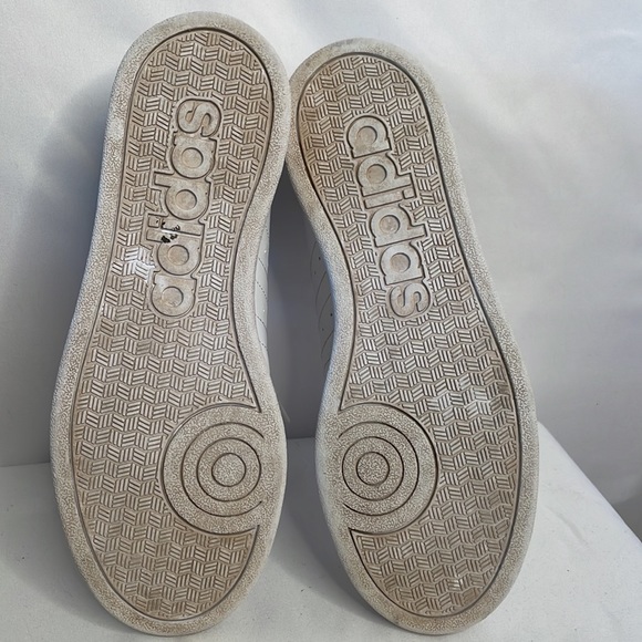 Adidas sneakers white with black stripes size 7.5 old school - Picture 7 of 8